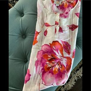 Talbots Floral Tunic